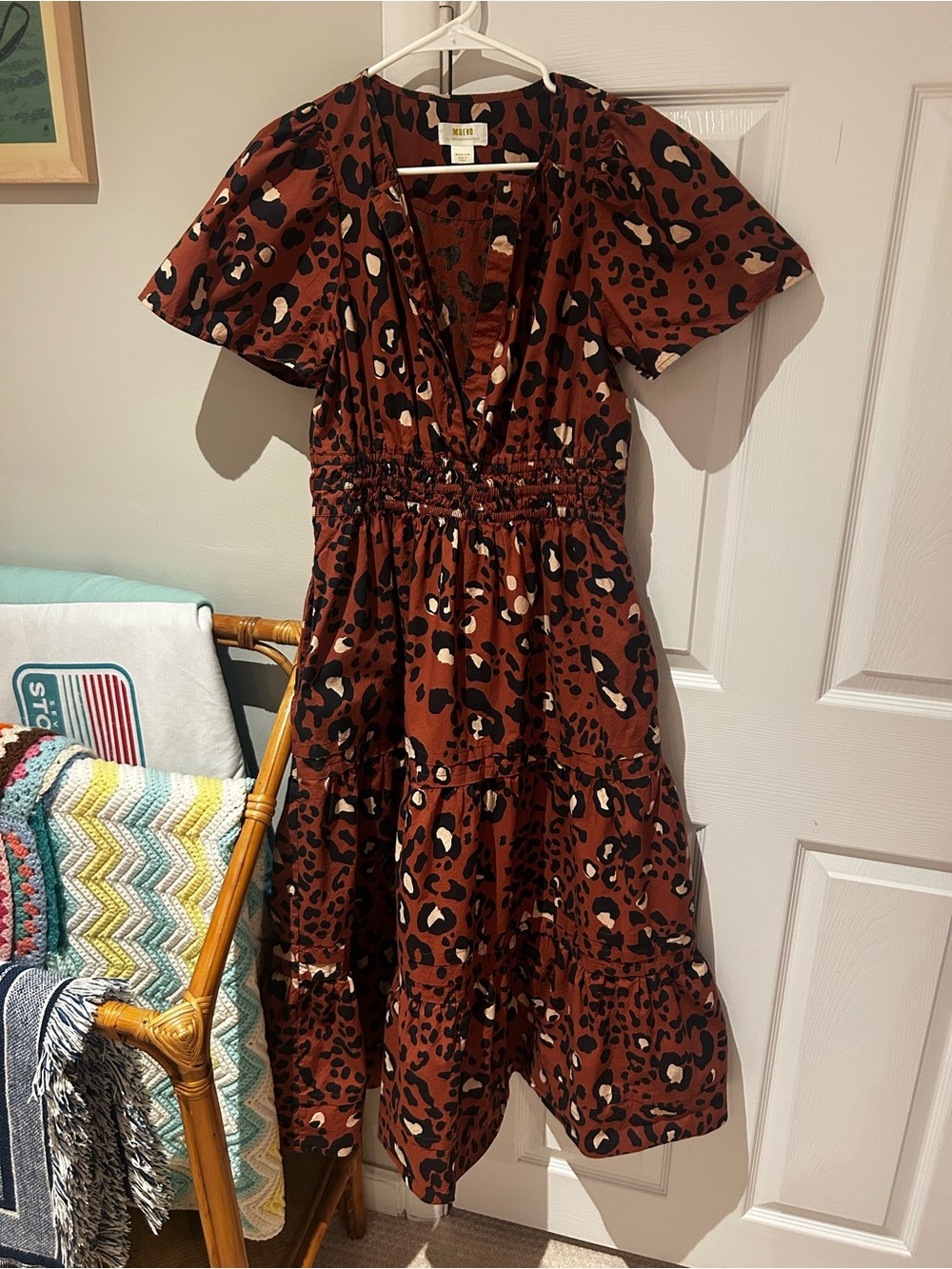 ANTHROPOLOGIE The Somerset Maxi Dress in Cheetah Print - Picture 5 of 7